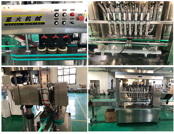 全套辣椒醬灌裝機,辣椒醬灌裝旋蓋貼標機生產線