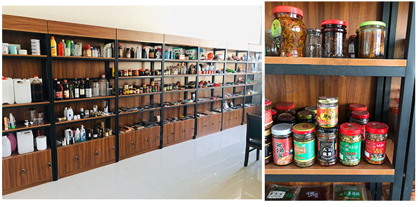 全套辣椒醬灌裝機，辣椒醬灌裝旋蓋貼標機生產線