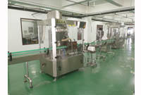 瓶裝粉劑灌裝旋蓋生產線車間實拍