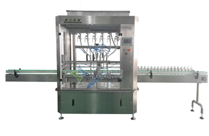 全自動直線式液體灌裝機
