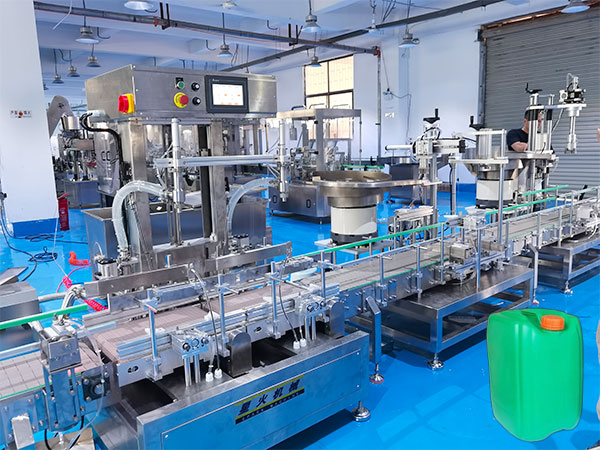 防爆電子稱重灌裝機流水線