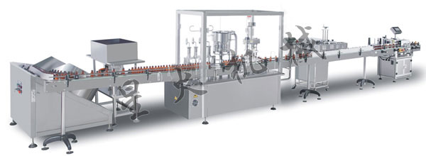 塑料瓶裝口服液液體灌裝生產線
